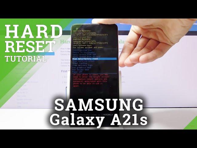 SAMSUNG Galaxy A21s  Remove Screen Lock / Hard Reset Tutorial