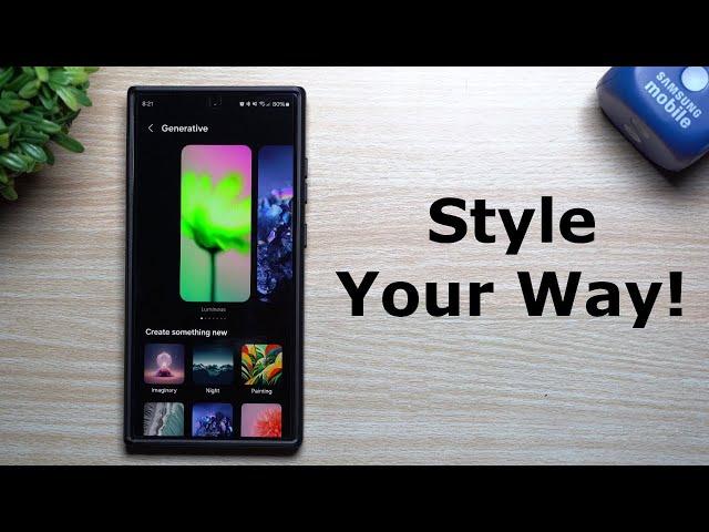 The many ways to style your way! (Featuring Samsung Customizations)