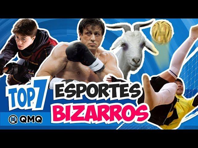 ESPORTES mais BIZARROS do mundo | Top 7 | QMQ S03E52