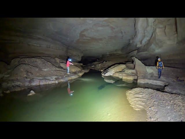 150ft Deep Hole Leads To Secret River Cave