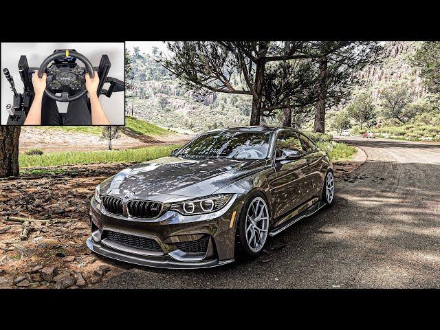 BMW M4 | Forza Horizon 5 | Steering Wheel Gameplay