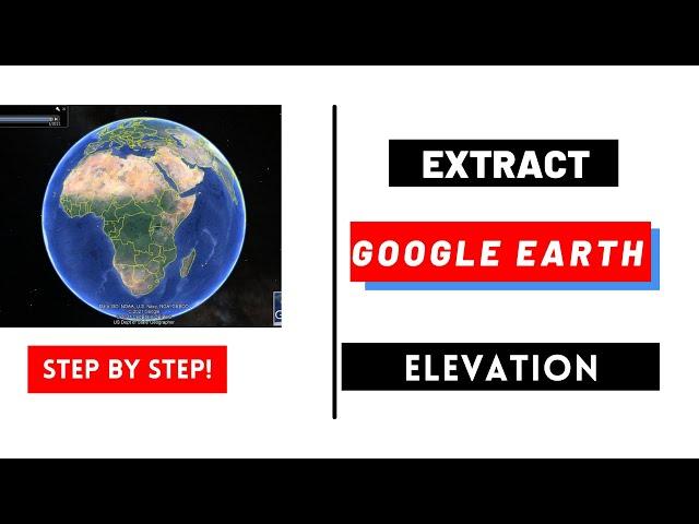 Extract Elevation Data FROM GOOGLE EARTH PRO | Google earth elevation data WITHOUT TCX Converter!