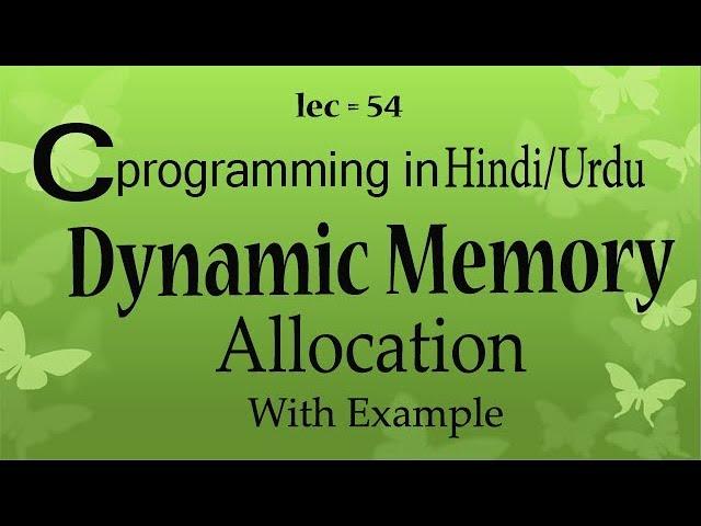 Dynamic and static memory allocation in c programming