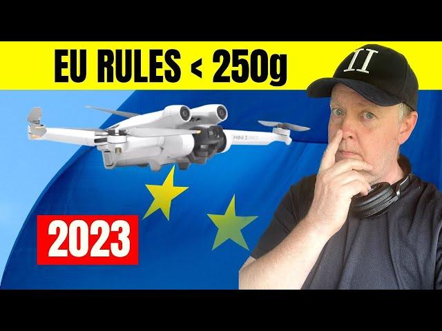 EU Drone Rules for DJI Mini 3 Pro a sub 250g drone in the Open Category