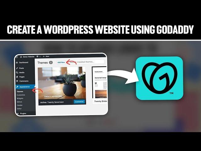 How To Create a WordPress Website Using GoDaddy 2024! (Full Tutorial)