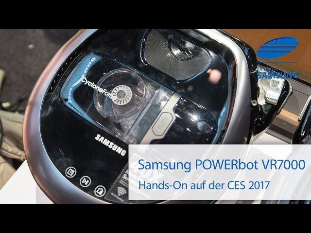 Samsung POWERbot VR7000 Hands-On auf der CES 2017 4k