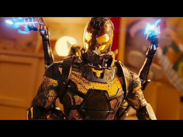 Ant-Man vs Yellowjacket - Train Fight Scene - Ant-Man (2015) Movie CLIP HD