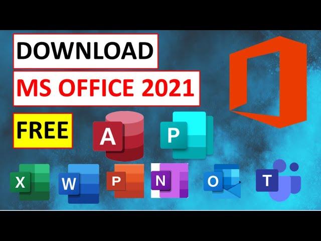 How to Download Microsoft Office 2021 for Free | Download MS Word, Excel PowerPoint on Windows 10,11