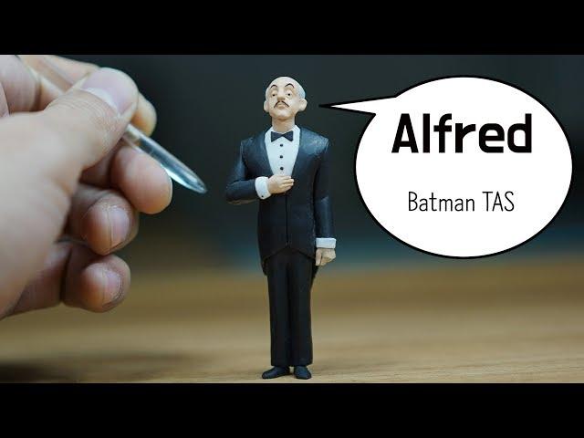 Alfred (Batman TAS) - Polymer Clay Tutorial