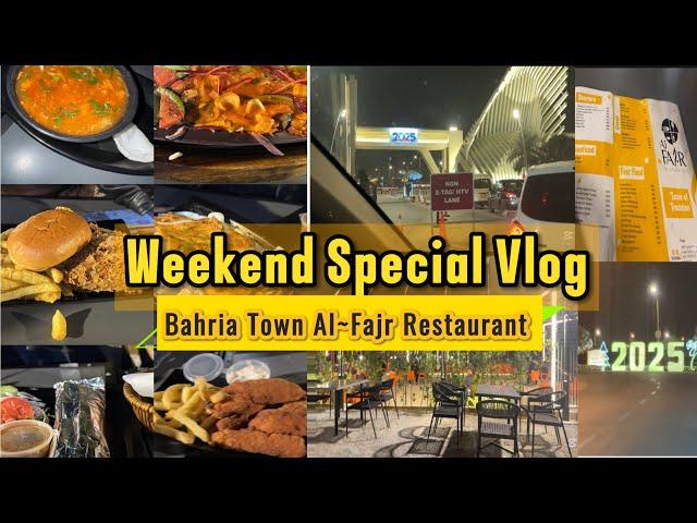 New year Special Vlog| Winters| Vlog | Family Vlog | Bahria Town Karachi Al-fajr Restaurant Vlog