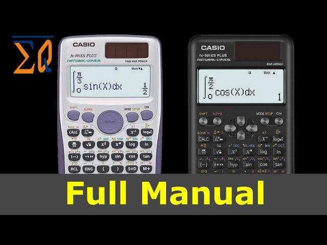 Casio FX-991ES Plus and FX-115ES Plus 2nd Edition, Learn All Features