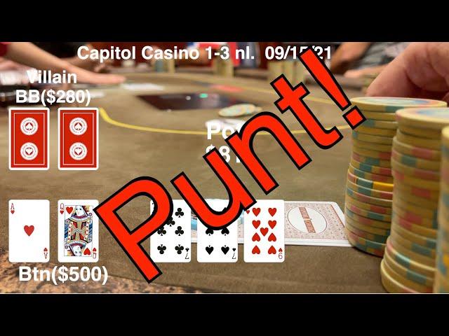 Punting on First Down, Can I turn it Around?  Poker Vlog 70