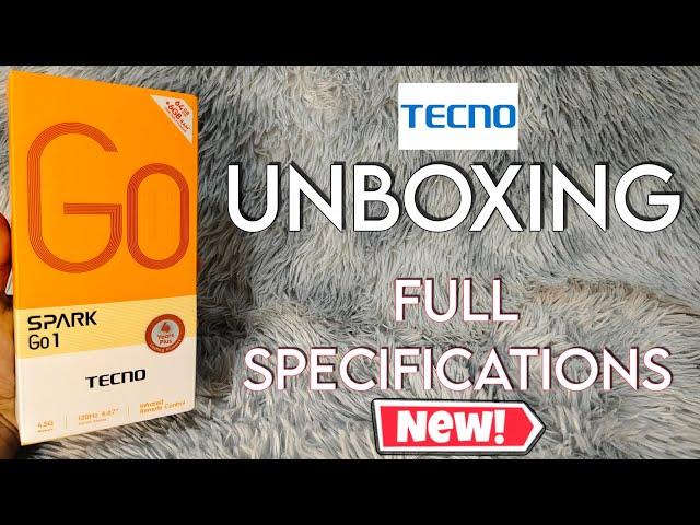 TECNO SPARK GO 1 UNBOXING AND FULL SPECIFICATIONS 2024