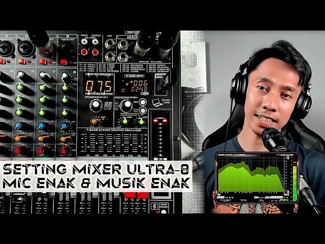 Cara Seting Mixer Mic Enak dan Musik Enak untuk Karaoke dan Live Musik