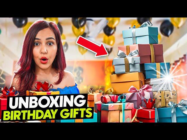 UNBOXING 100 Birthday GIFTS (A Room Full of Surprises)