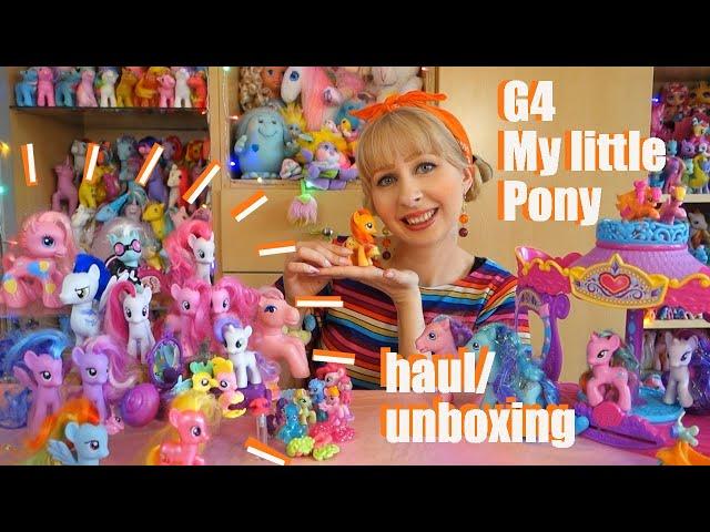 G4 My little Pony haul - unboxing G4 MLP and some G3.5 and G3 Ponies