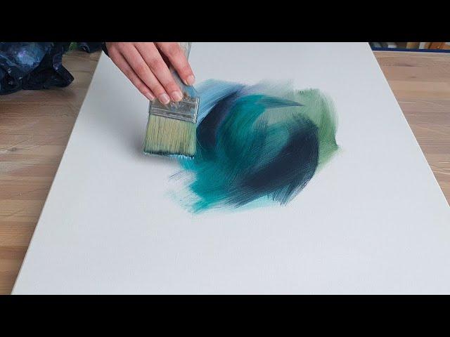 7 Abstract Acrylic Paintings / Satisfying Art - Easy How to Paint