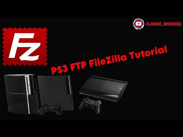 PS3 how install FTP FileZilla Tutorial