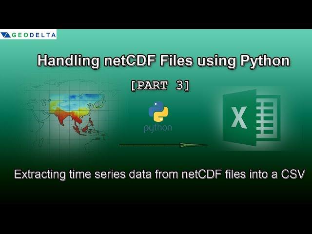 Extracting time series data from a netCDF file into a CSV (Part 3)