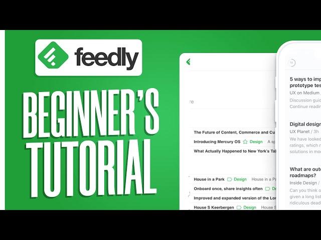 How To Use Feedly For Beginners (2024)