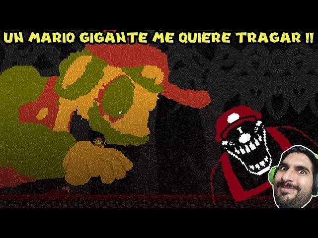 UN MARIO GIGANTE ME QUIERE TRAGAR !! - Videojuegos Aterradores MARIO.EXE con Pepe el Mago
