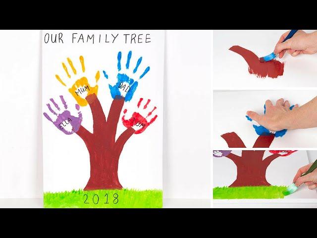 How to Create a Family Handprint Tree