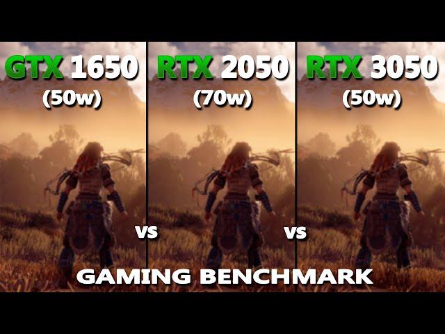 Laptop GTX 1650 vs RTX 2050 vs RTX 3050 Gaming Test | Which one is enough for 1080P Gaming? |