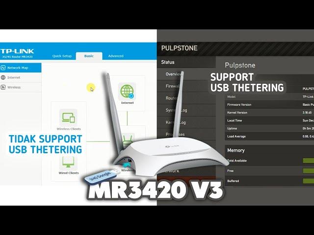 Cara Instal FRIMWARE OpenWrt di router MR3420 V3