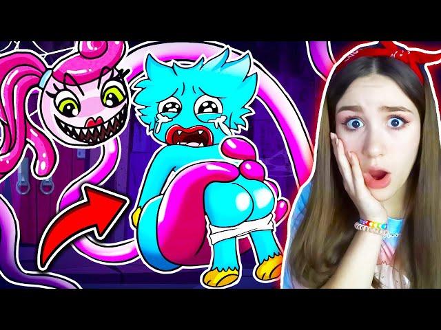 МАМА ДЛИННЫЕ НОГИ СХВАТИЛА ХАГИ ВАГИ  Стыдные POPPY PLAYTIME Анимации! Пародия! Реакция