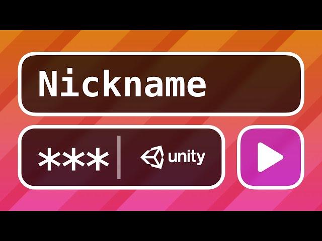 Login and register system in Unity (UI) - Unity UI tutorial