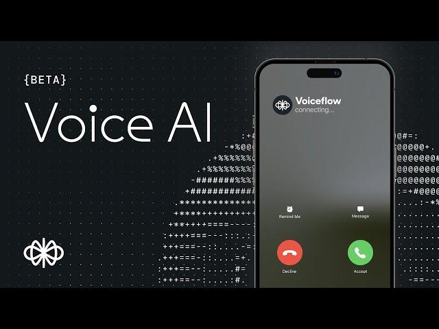 [NEW] Voice AI Agent Beta in Voiceflow