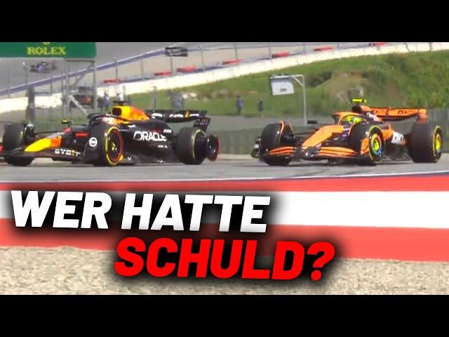 Kollision! Verstappen vs Norris in Spielberg, Russell staubt ab | Österreich GP Formel 1 2024