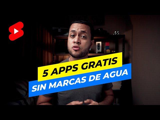 5 Aplicaciones GRATIS para editar videos SIN MARCAS de AGUA