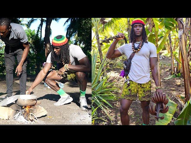WHAT I EAT IN A DAY IN THE JAMAICAN JUNGLE! 