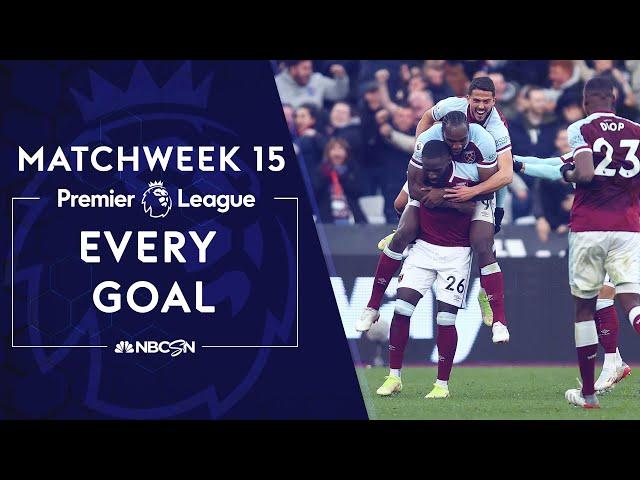 Every Premier League goal from Matchweek 15 (2021-22) | Premier League | NBC Sports