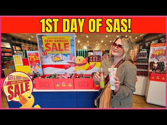 1ST DAY OF SAS at Bath & Body Works | NEW FINDS STORE WALK THRU #bathandbodyworks