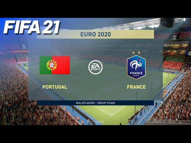 Portugal vs. France - EURO 2020 Prediction | FIFA 21 PS5