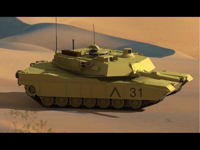 M1 Abrams tank with Catia V5