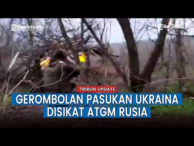 Tembakan ATGM Rusia Libas Benteng Berisi Gerombolan Pasukan Ukraina di Zaporozhye