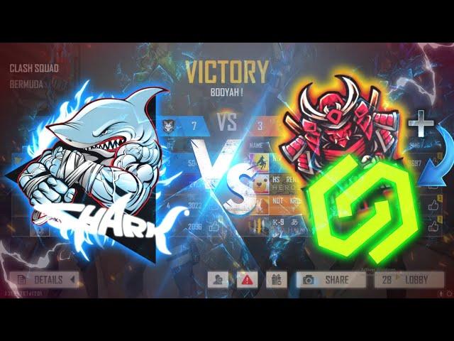 4 vs 4 ClashSquad || Shark Squad  Hs,Not  The fastest GamePlay with the most powerful tactics