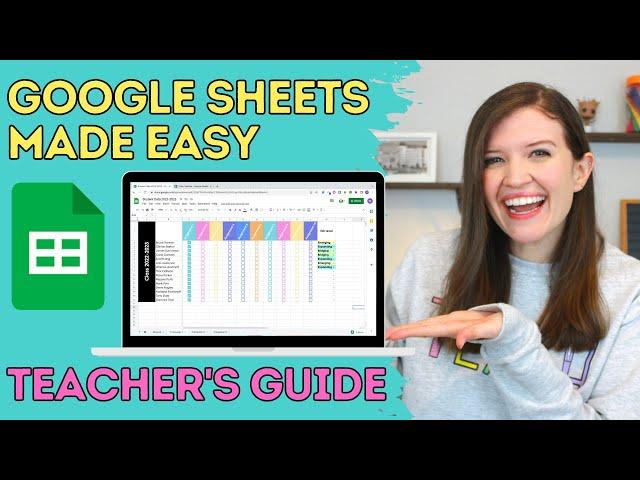 Google Sheets for Teachers | How to Make Checklists, Dropdown Menus, and Use Formatting Tools