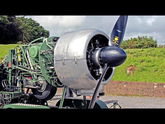 Great Old AMSTRONG SIDDELEY CHEETAH Engines Cold Starting up Smoke and Sound