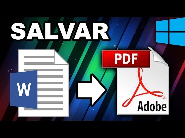 Salvar arquivo do Word para PDF