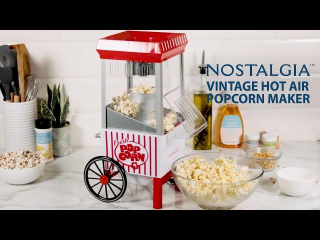 NAHP521RW | Nostalgia Vintage Hot Air Popcorn Maker