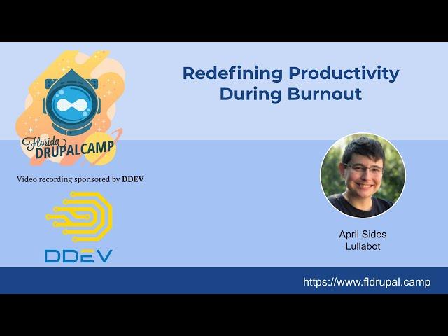 Redefining productivity during burnout