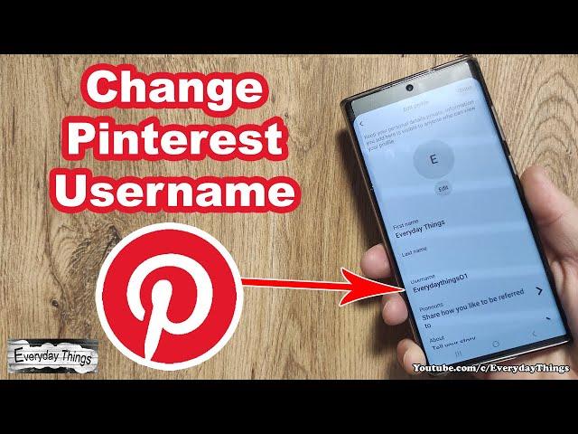 How to Change Your Pinterest Username - Quick and Easy!