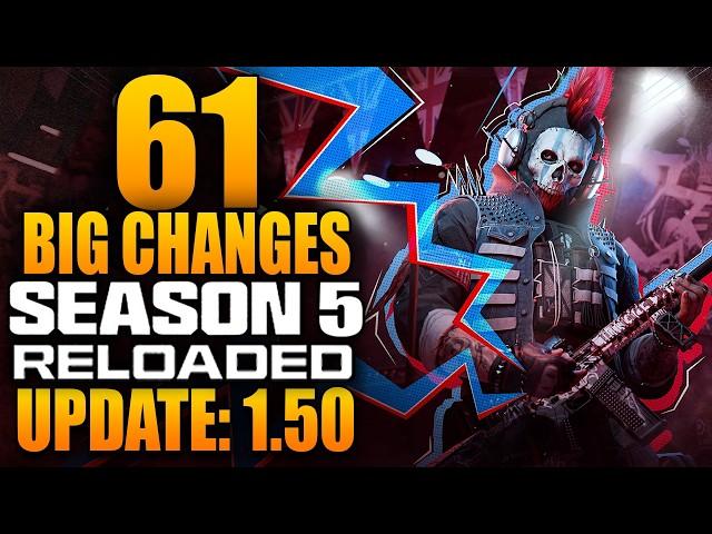 61 Big Changes in The Season 5 Reloaded Update! (MW3 & Warzone Update 1.50)