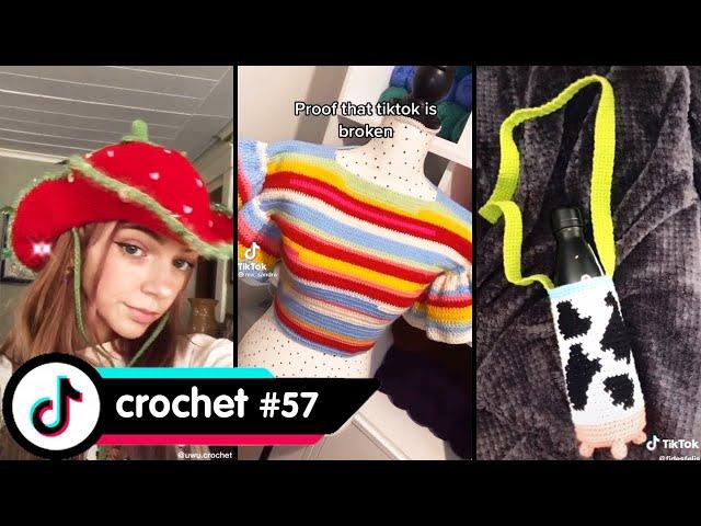 TIKTOK CROCHET AND KNITTING FASHION COMPILATION #57 - Peachtok