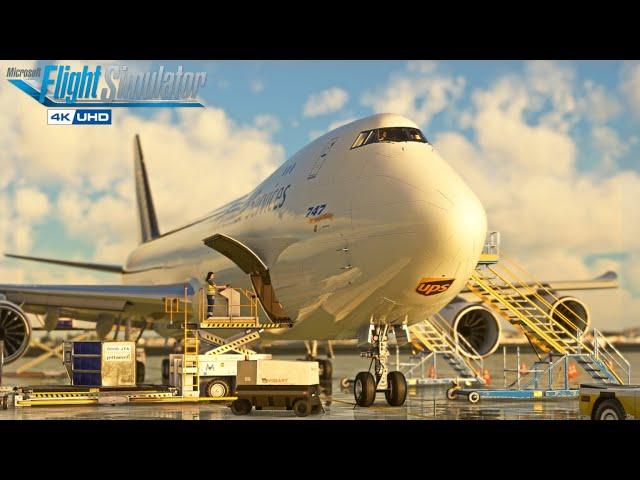 B747-8F UPS | Dallas - Quito | Full Cargo Flight | MSFS (4K)