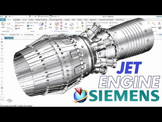 Jet Engine Concept Nx Tutorial |Siemens Nx 12 सीखिए |